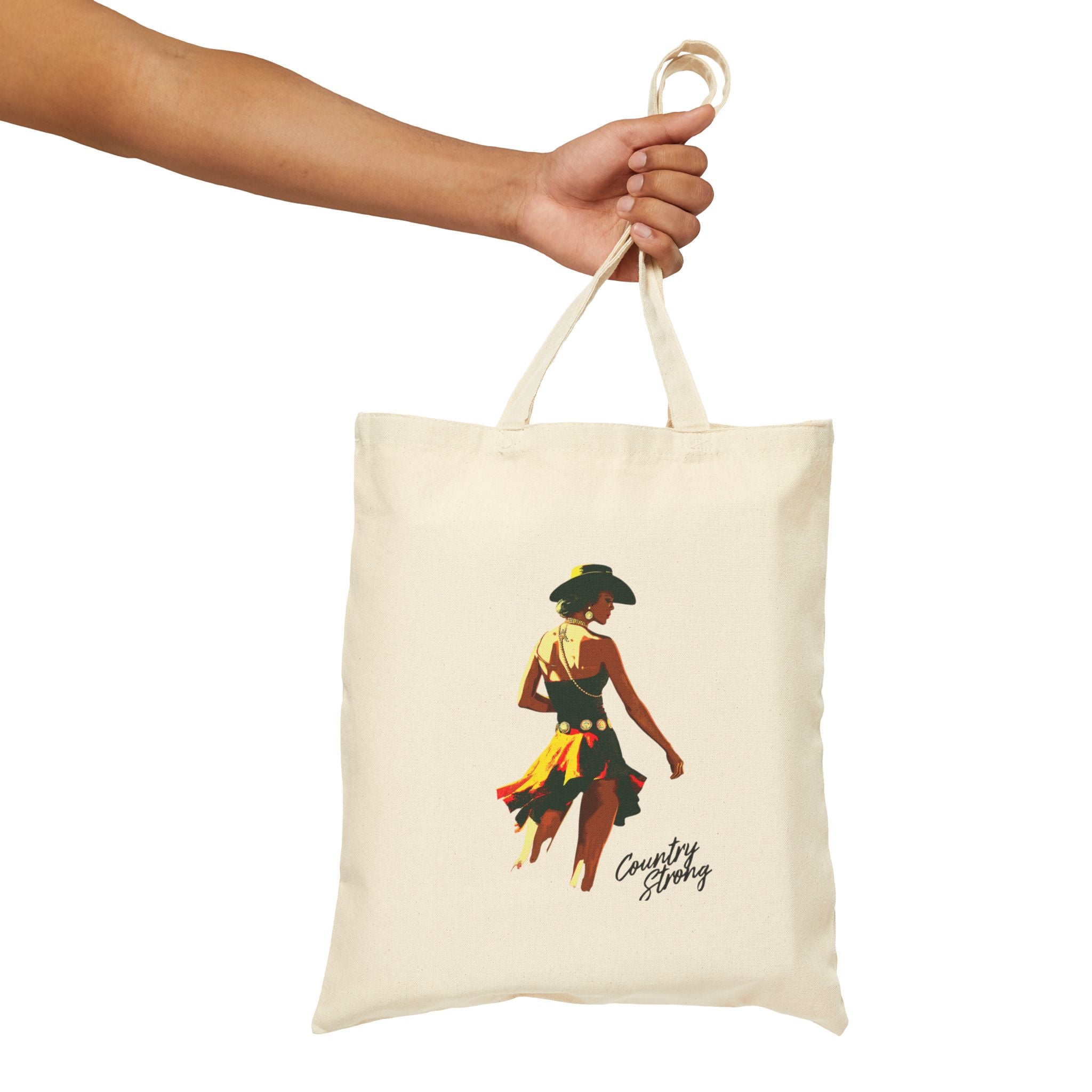 Cotton Canvas Tote Bag-The Sassy Girl Graphic