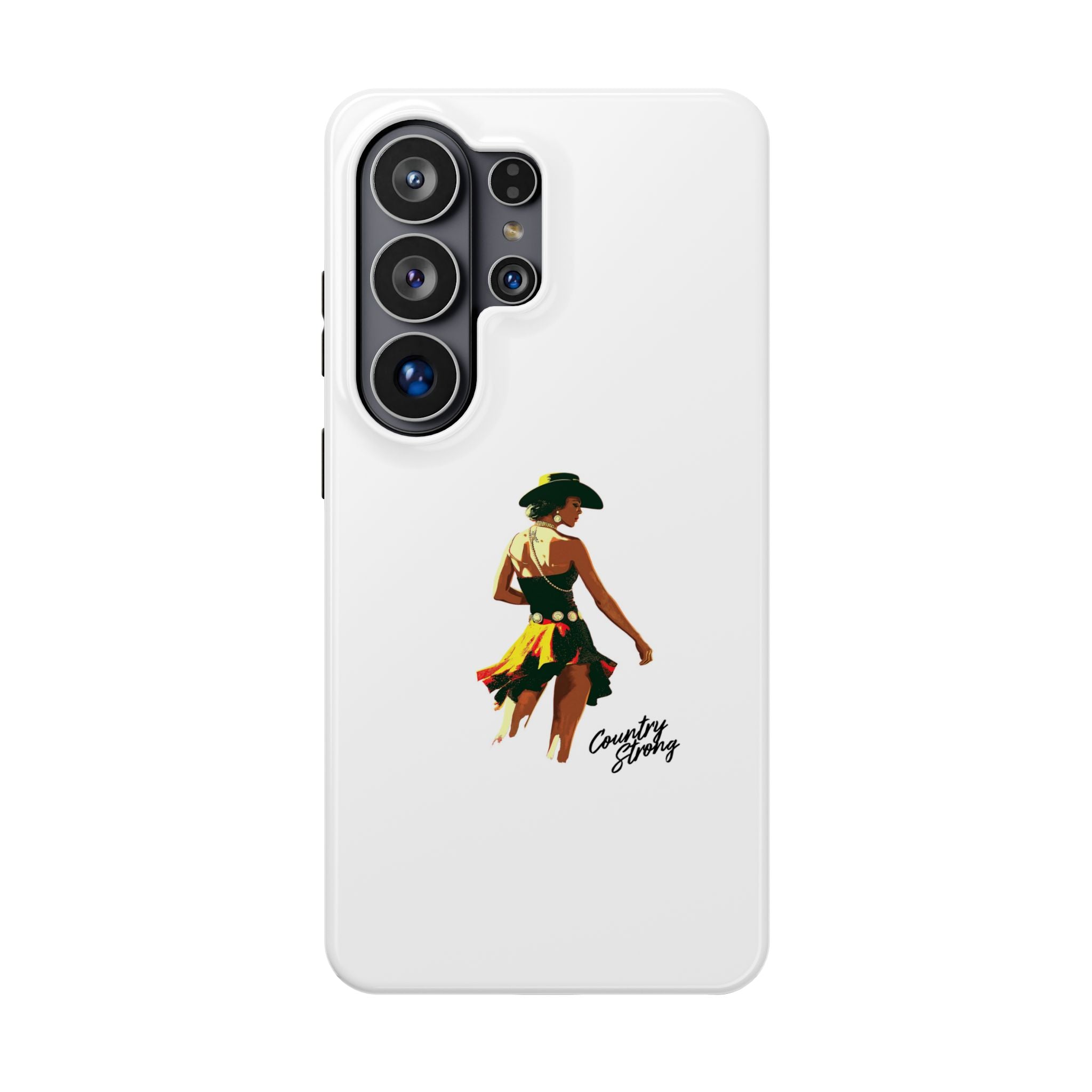 Phone Case — Retro Country Girl Illustration Magnetic Impact-Resistant Case