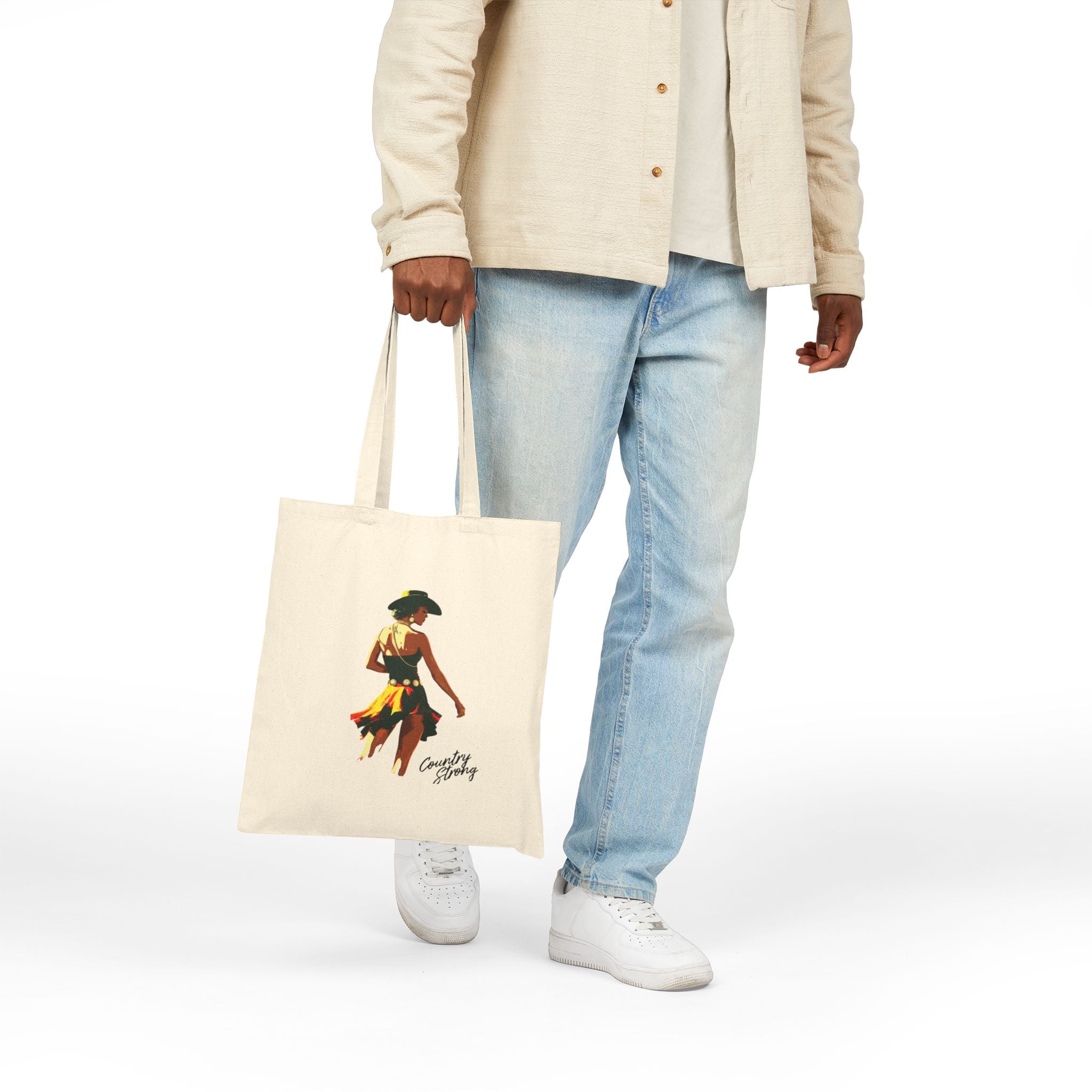 Cotton Canvas Tote Bag-The Sassy Girl Graphic