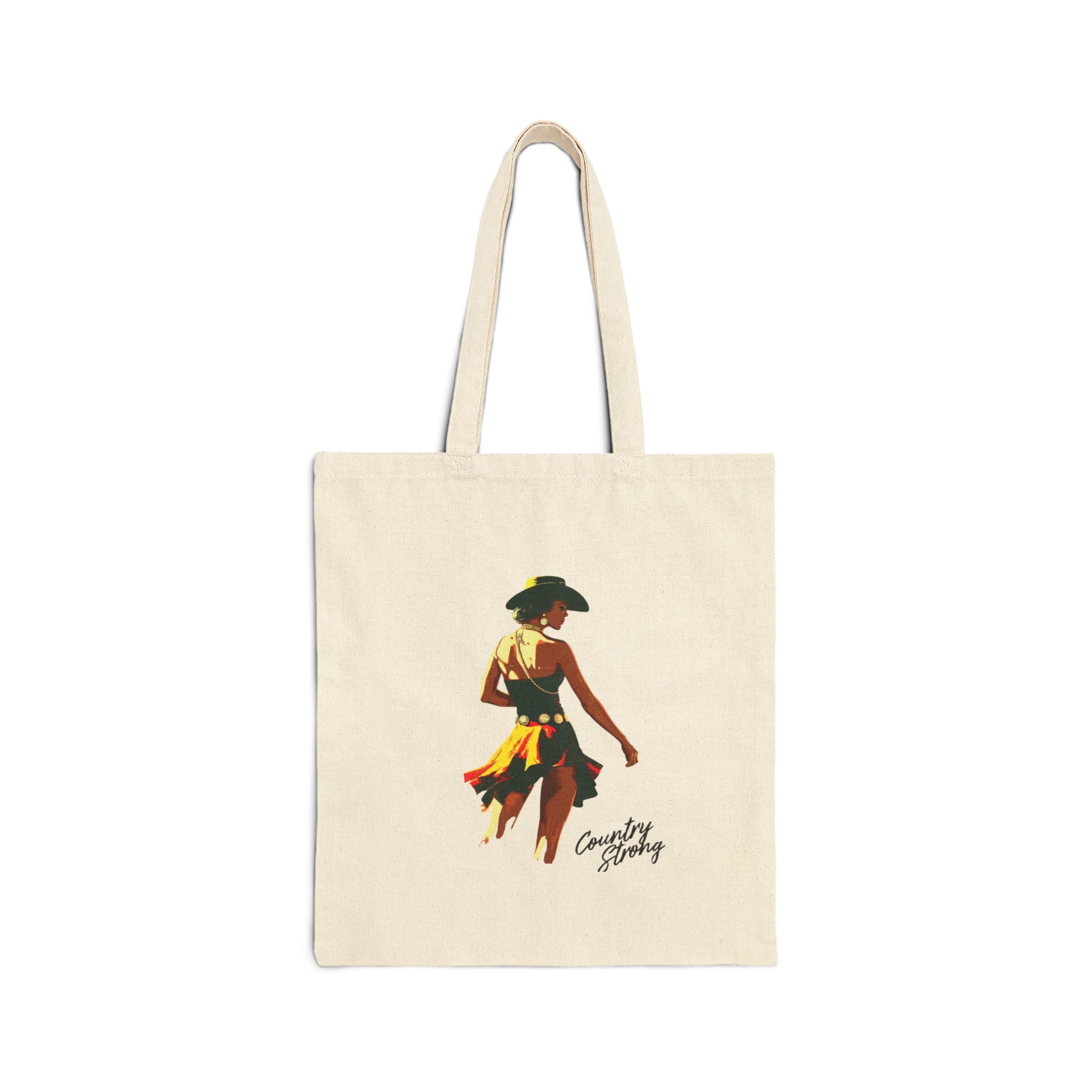 Cotton Canvas Tote Bag-The Sassy Girl Graphic