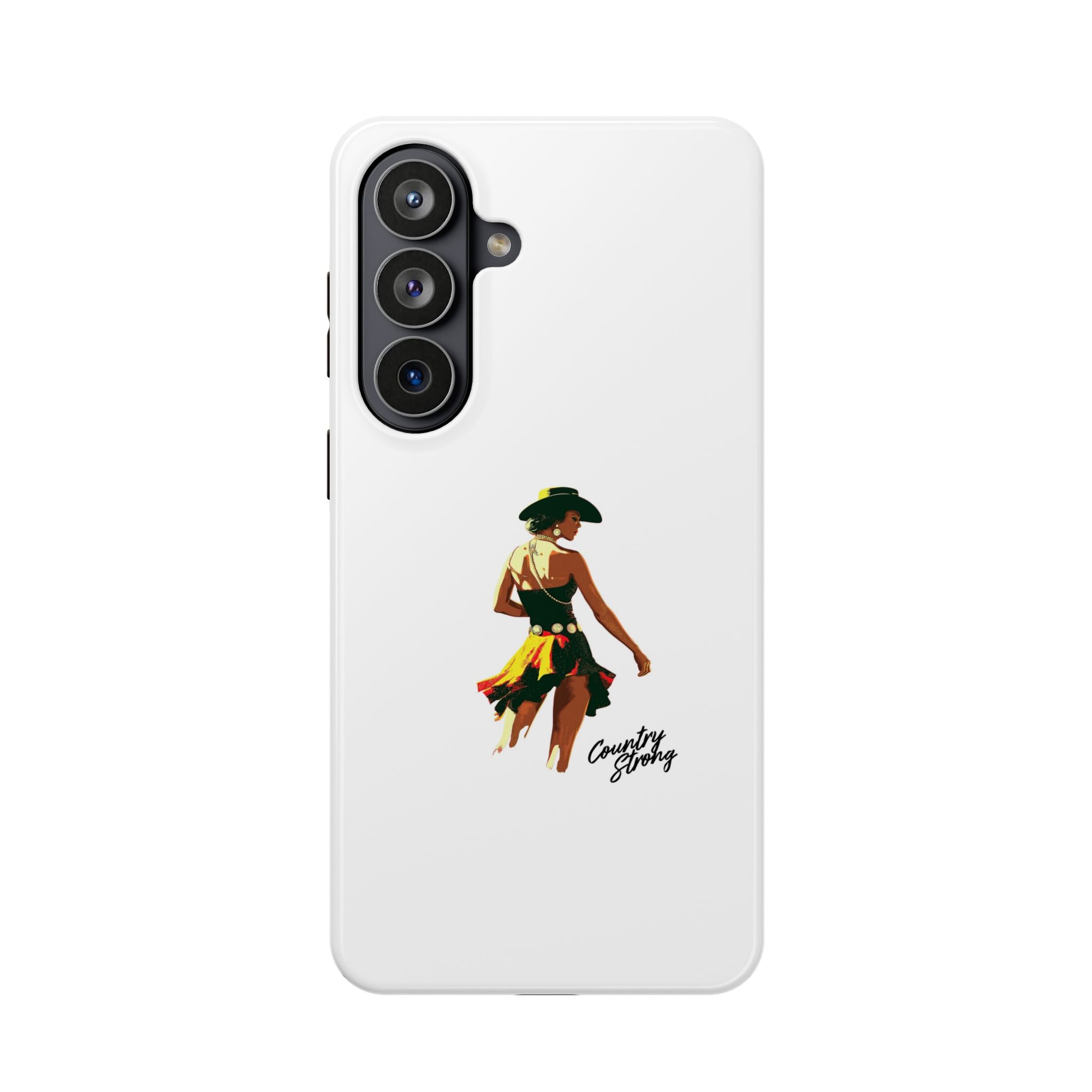 Phone Case — Retro Country Girl Illustration Magnetic Impact-Resistant Case