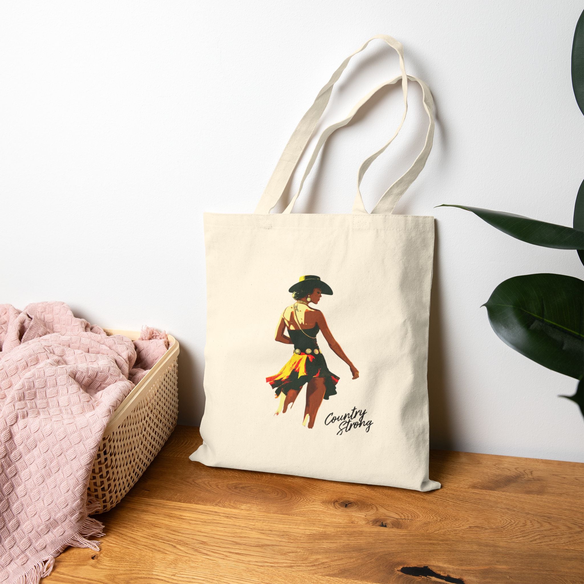 Cotton Canvas Tote Bag-The Sassy Girl Graphic