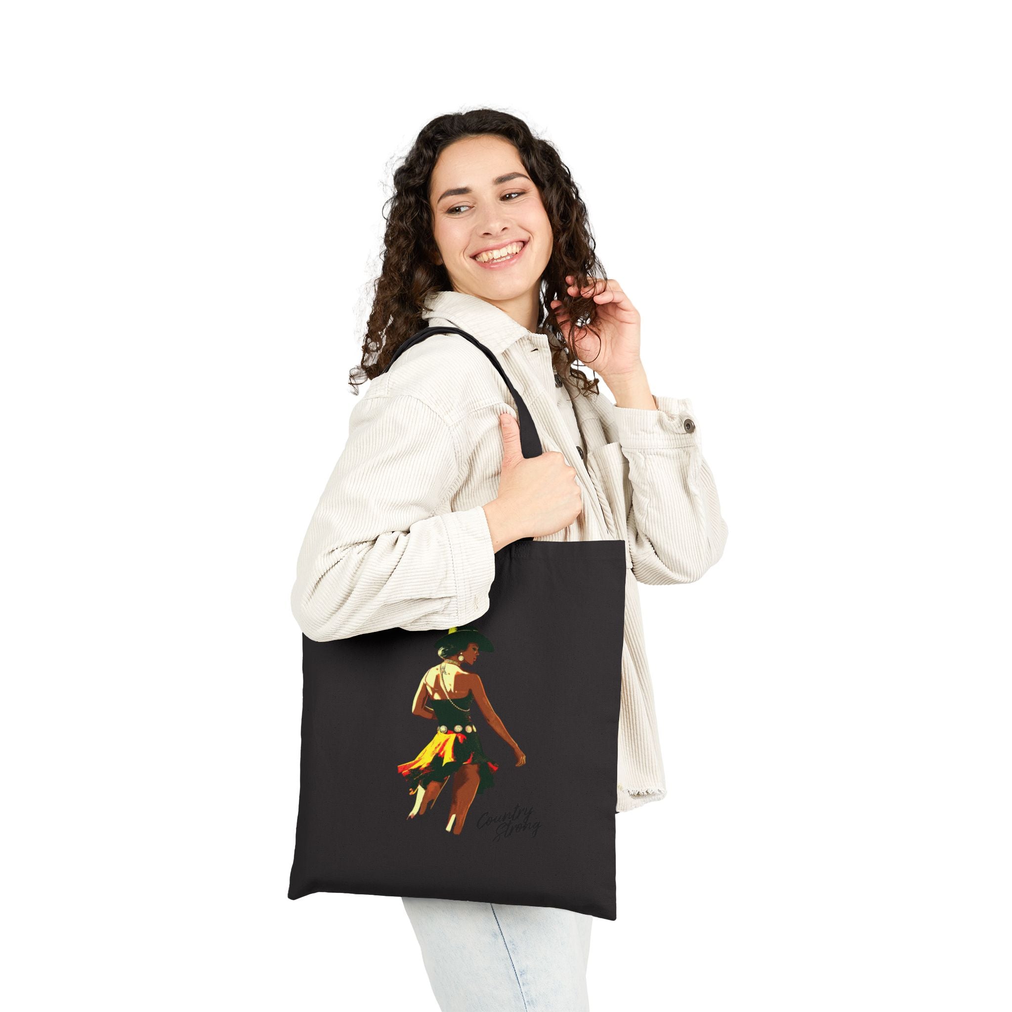 Cotton Canvas Tote Bag-The Sassy Girl Graphic