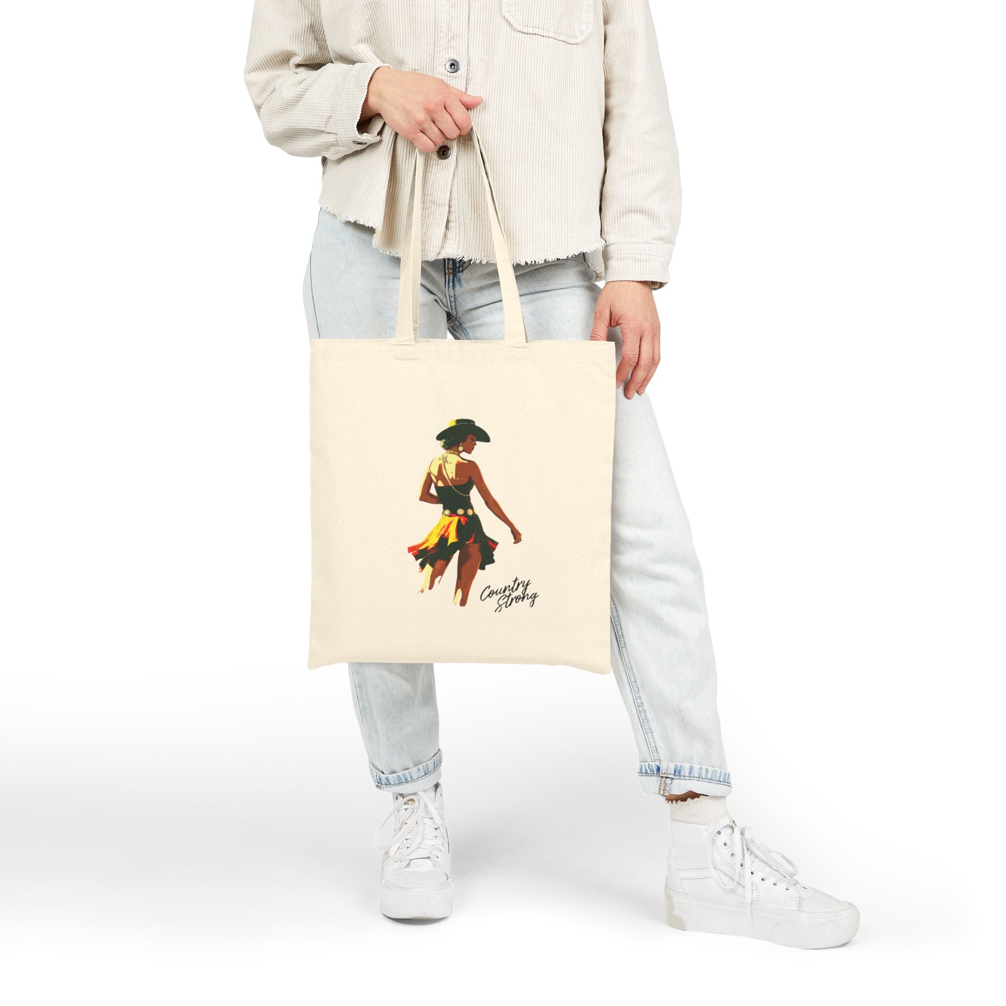 Cotton Canvas Tote Bag-The Sassy Girl Graphic