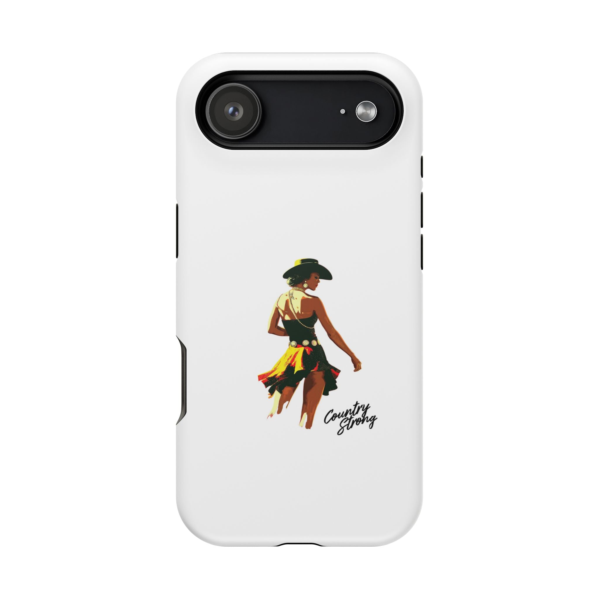 Phone Case — Retro Country Girl Illustration Magnetic Impact-Resistant Case