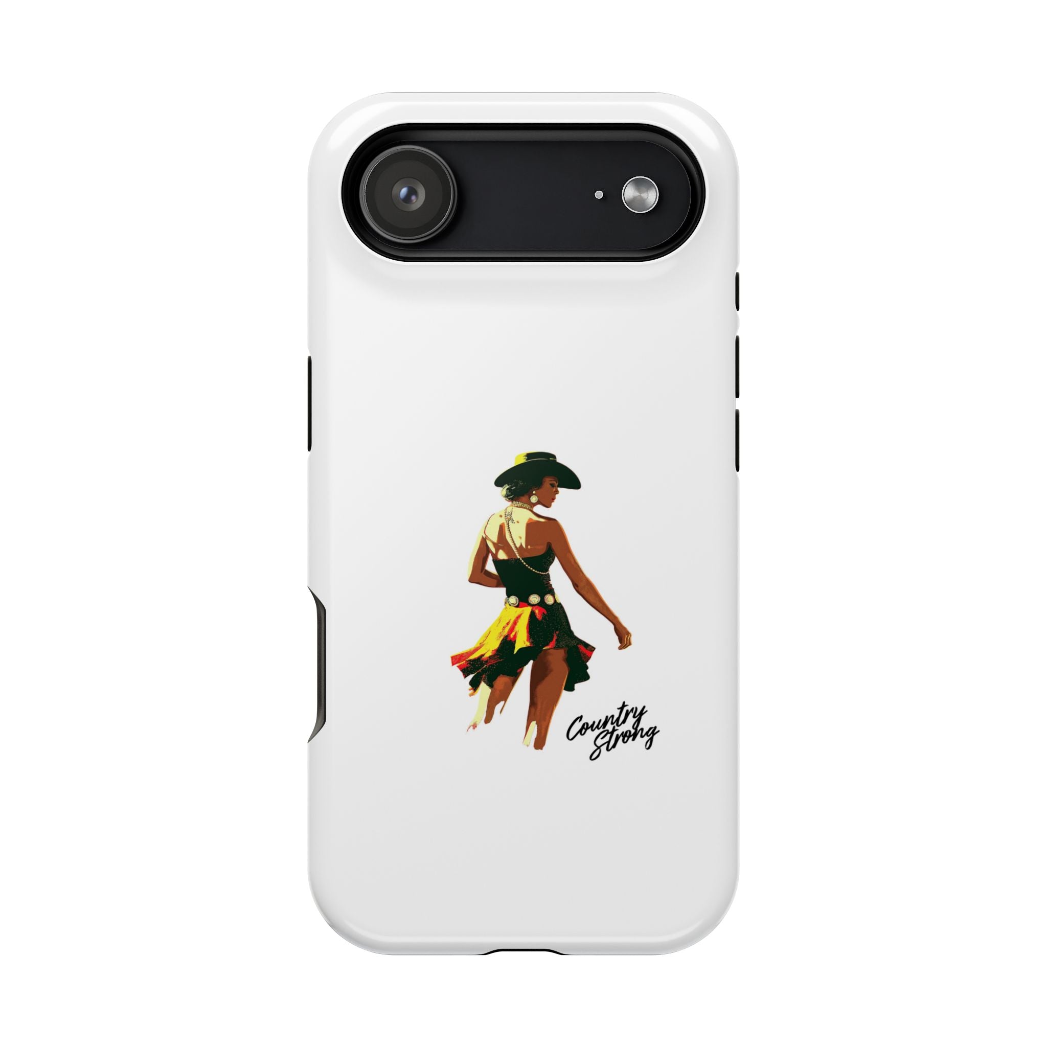 Phone Case — Retro Country Girl Illustration Magnetic Impact-Resistant Case